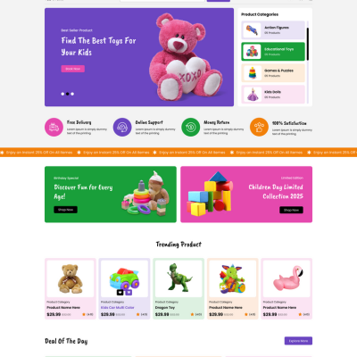Toy Store WordPress Theme