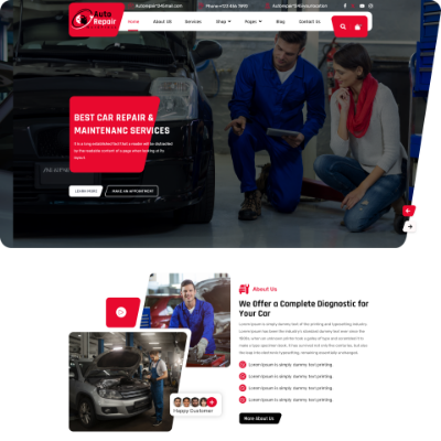 Auto Repair WordPress Theme