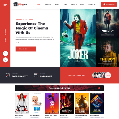 Cinema WordPress Theme