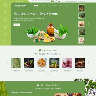 Herbal Product WordPress Theme Icon