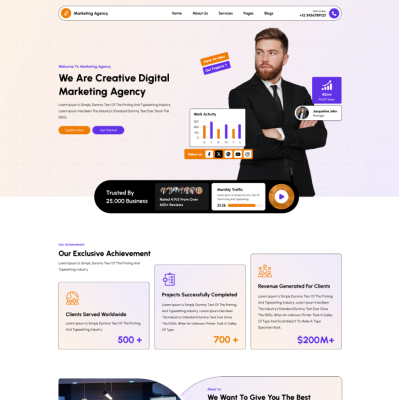 Marketing Agency WordPress Theme
