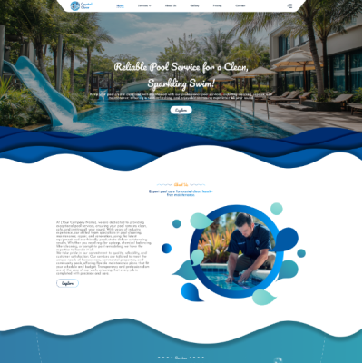 Pool Service WordPress Theme