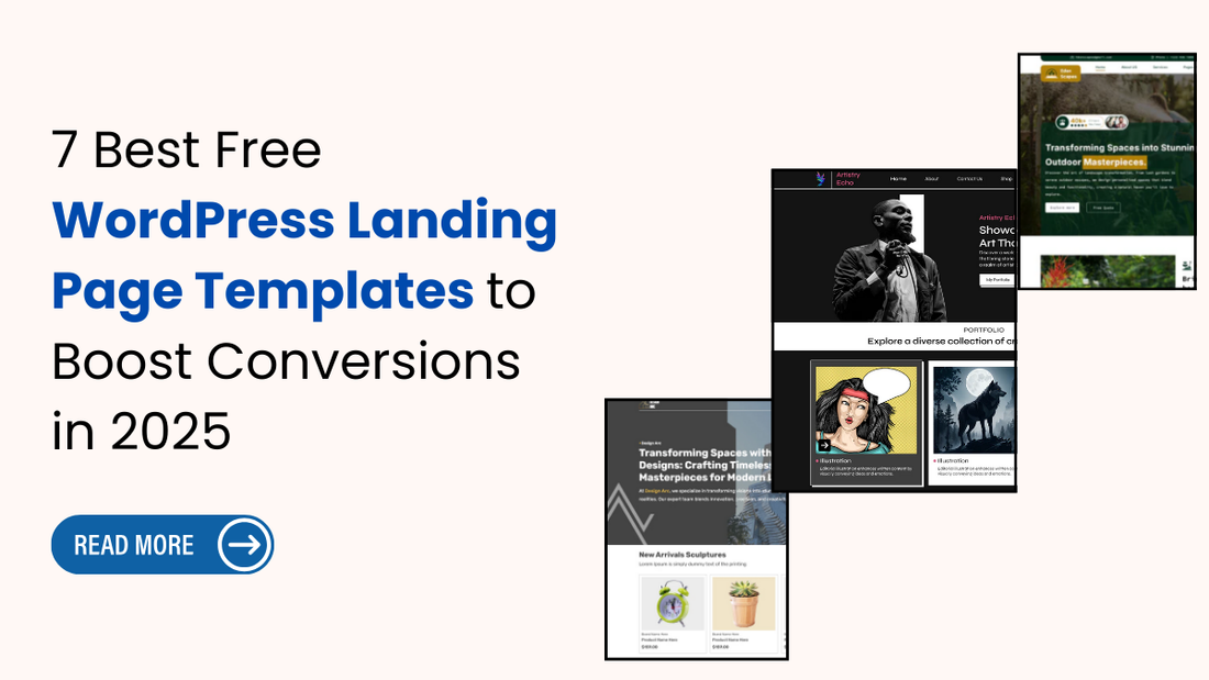 7 Best Free WordPress Landing Page Templates to Boost Conversions in 2