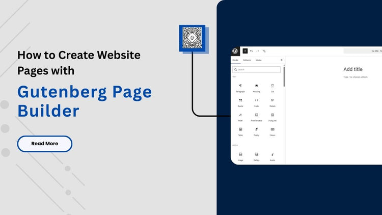 How to Create Website Pages with Gutenberg Page Builder