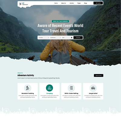 Adventure Tour WordPress Theme
