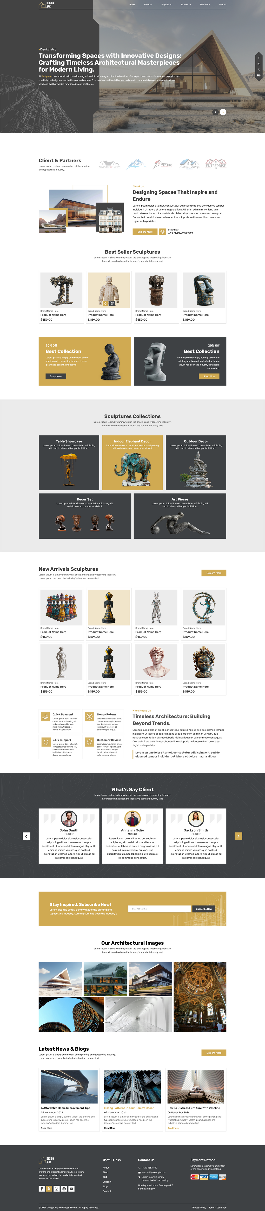 Architect WordPress Theme For Modern Design & Innovations