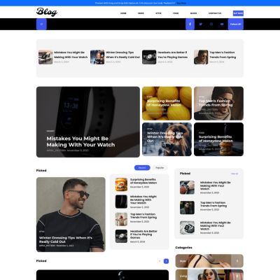 Blogging WordPress Theme Icon Image