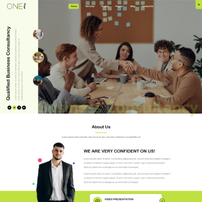 Free Consulting WordPress Theme
