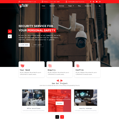 Free CCTV WordPress Theme