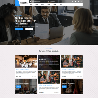 Free Corporate WordPress Theme- Create a Perfect Business Website