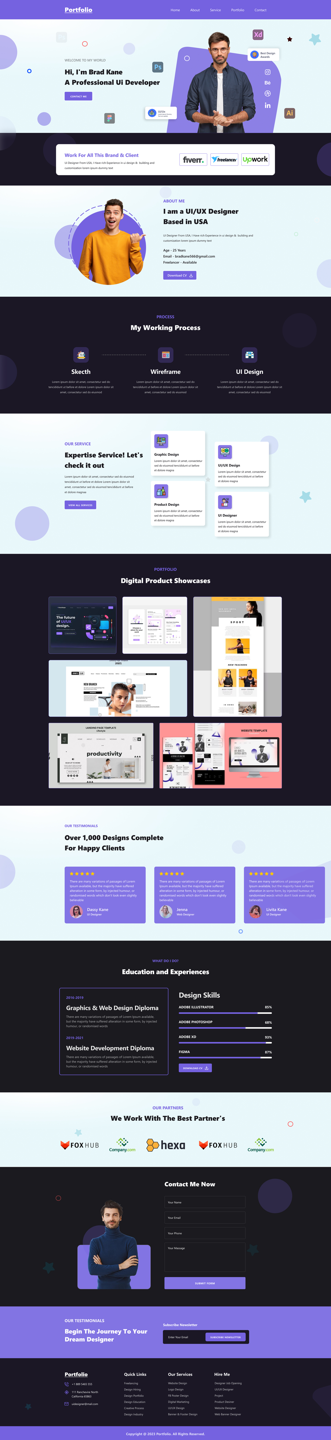 CV WordPress Theme – Clean & Professional Resume Design