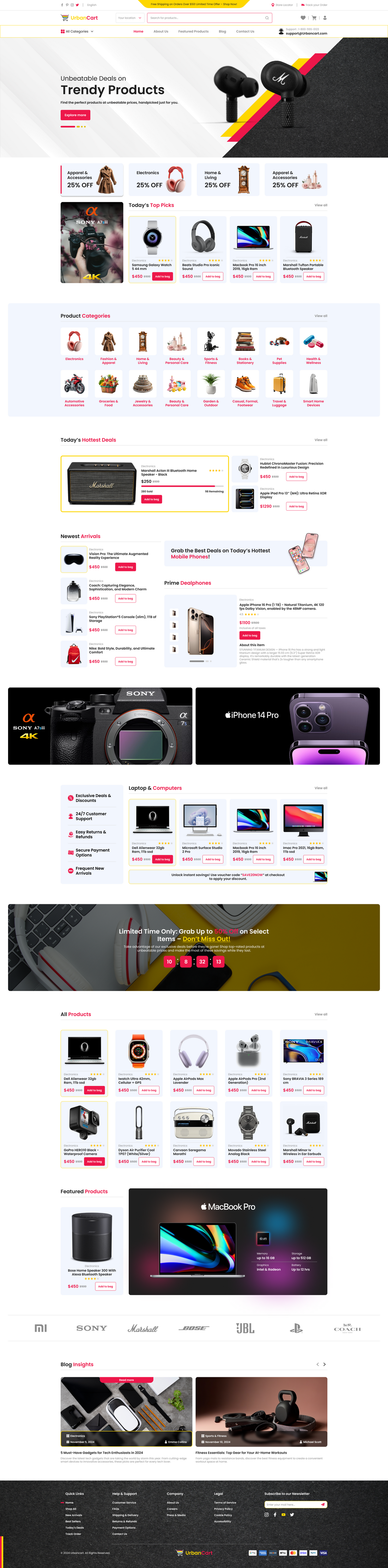 Ecommerce Store WordPress Theme | For The Ultimate Tech Hub