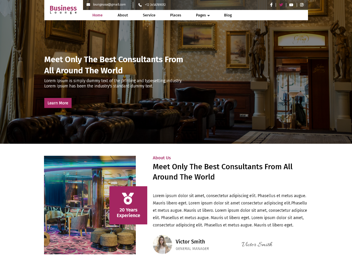 Free Business WordPress Theme