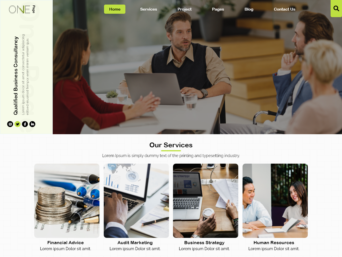 Free Consulting WordPress Theme