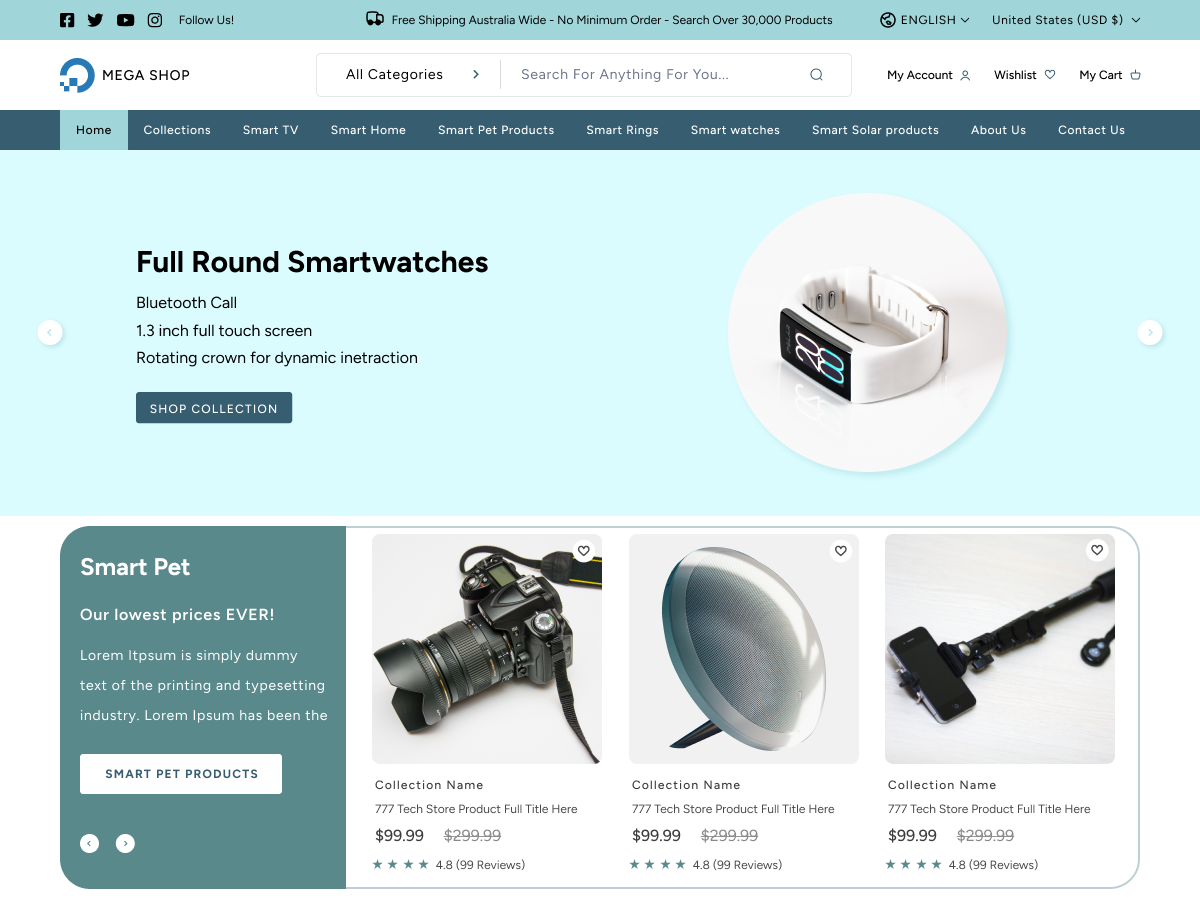 Free Shop WordPress Theme