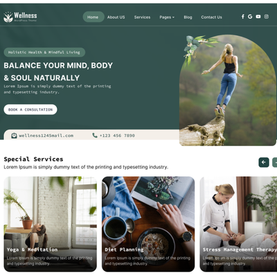 Free Wellness WordPress Theme icon