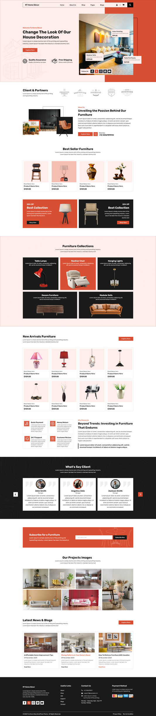 Home Decor WordPress theme