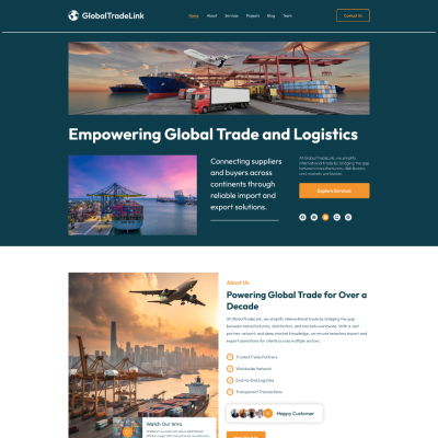 Import Export WordPress Theme