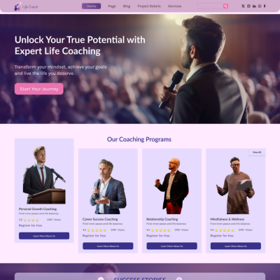Life Coach WordPress Theme