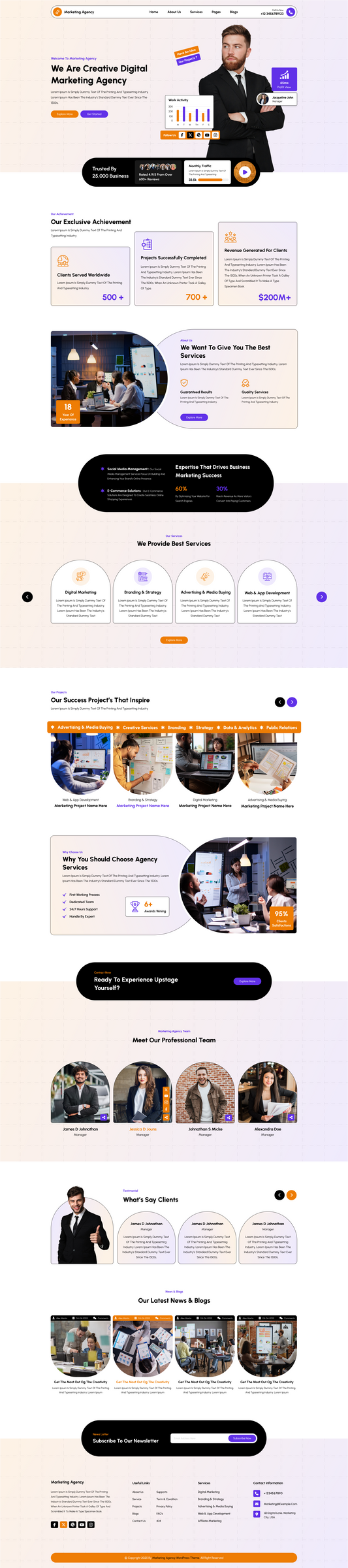 Marketing Agency WordPress theme