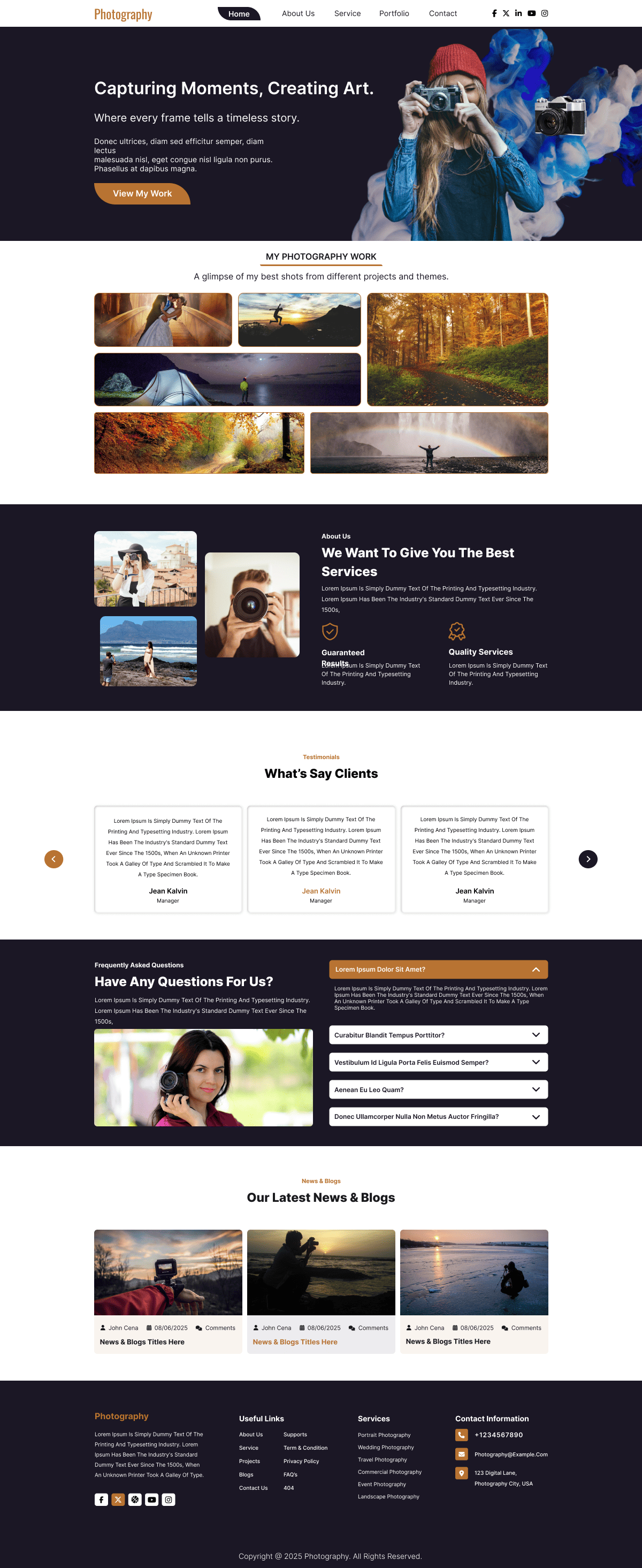 Nature Photography theme