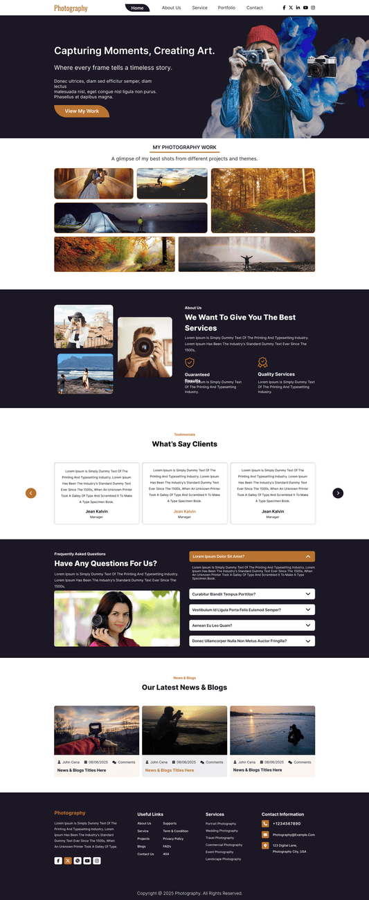 Nature Photography theme