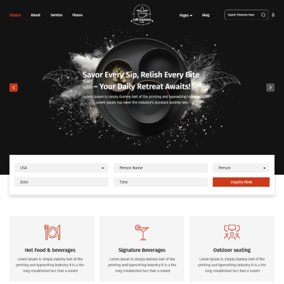 Cafe WordPress Theme