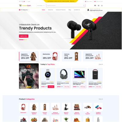 RT - ecommerce gadget store 