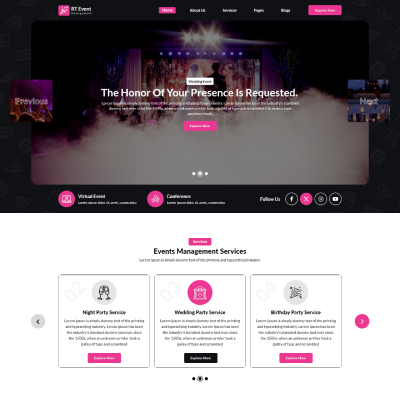 Free Event WordPress Theme