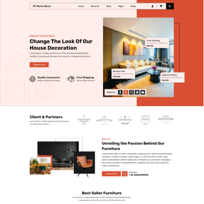 Home Decor WordPress Theme