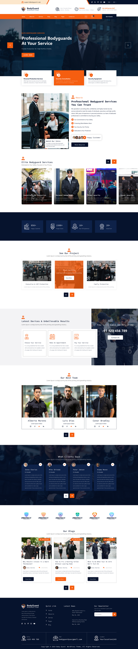 Security Guard WordPress theme