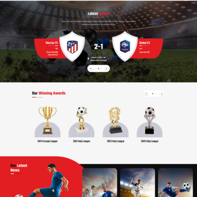 Free Soccer WordPress Themes – A Gutenberg Friendly Soccer Theme