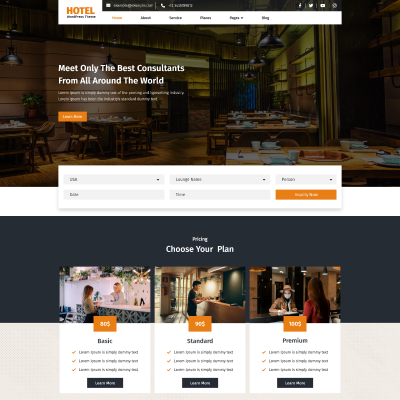 Free Hotel WordPress Themes – A Gutenberg Friendly Business Theme