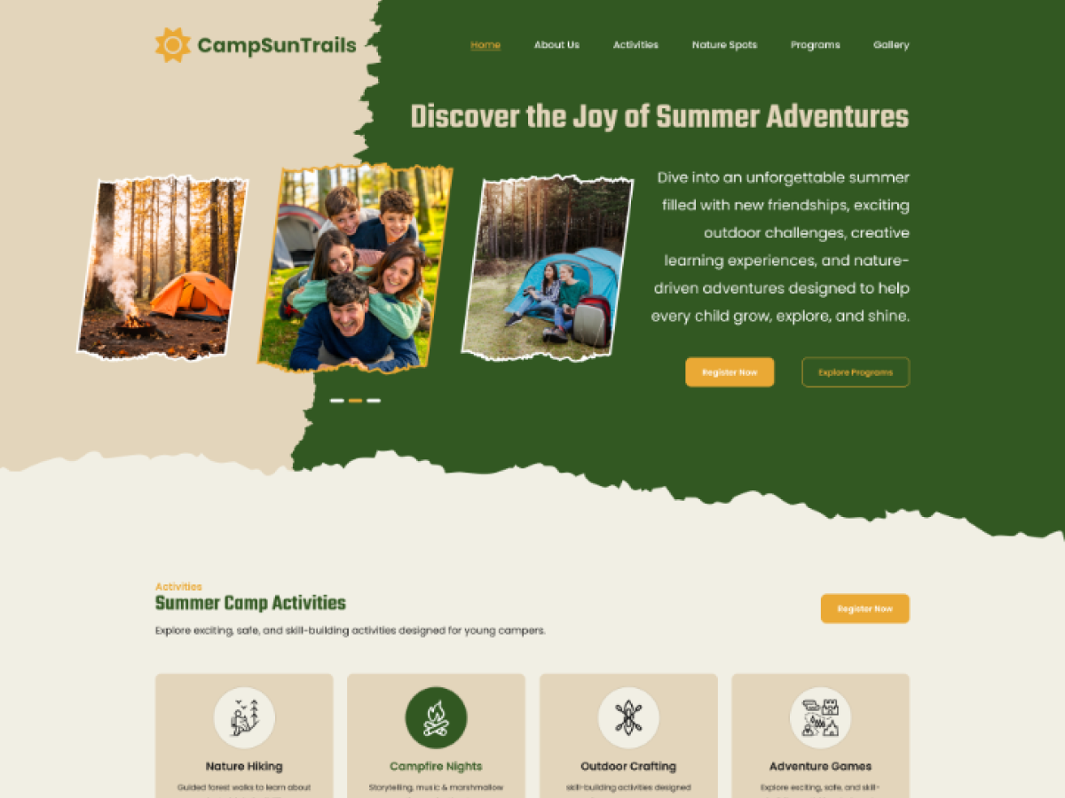 Summer Camp WordPress Theme Icon