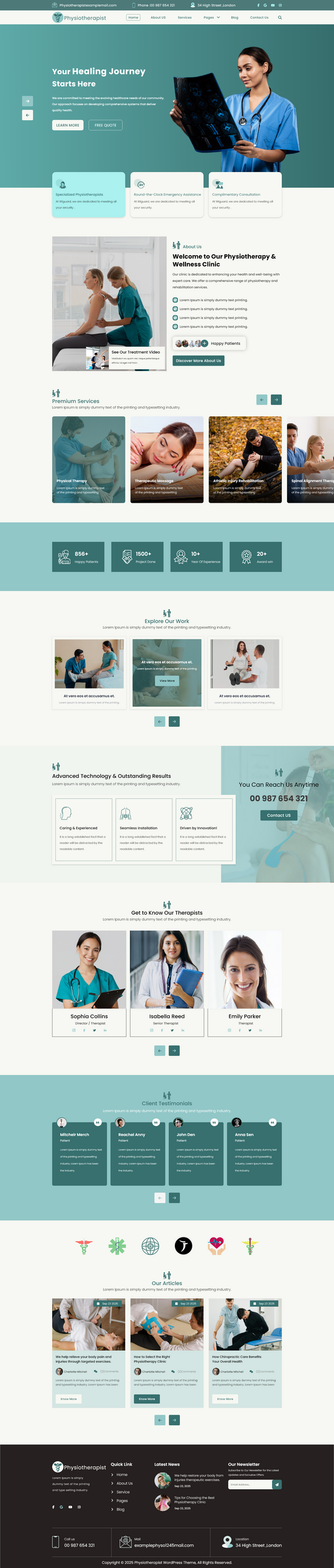 Therapy WordPress theme